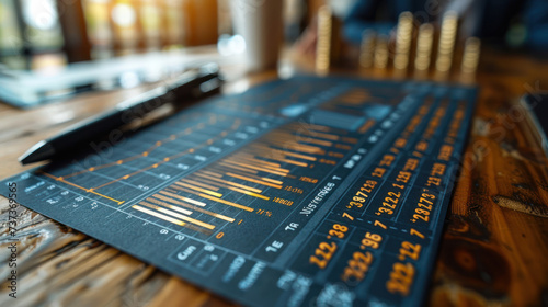 A detailed analysis of indoor data is captured in a stunning wooden table graph photo