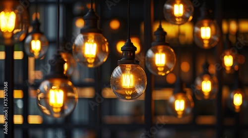 a bunch of light bulbs that are hanging from a chandelier with a lot of light bulbs hanging from them.