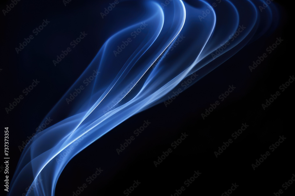 beautiful abstract wave technology background with blue light, digital wave effect, corporate concept