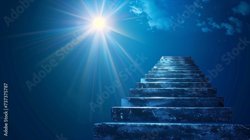 success achievment stairs to heaven