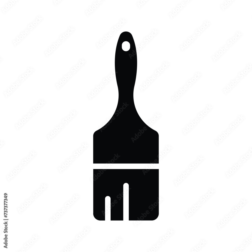 Brush icon. flat illustration of rewind vector icon for web