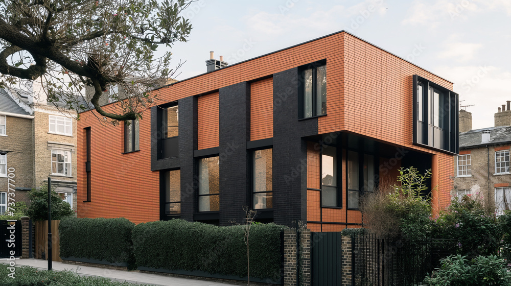 horizontal-brick-modern-house-uk-style horizontal-brick-modern-house-uk-style