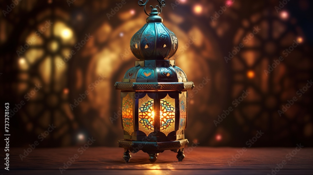 Stunning ramadan kareem greeting image featuring a beautiful arabic lantern illuminating the night
Stunning ramadan kareem greeting image featuring a beautiful arabic lantern illuminating the night