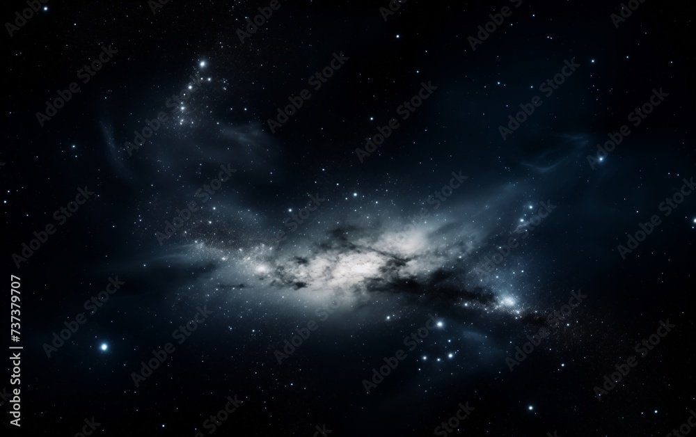 milky way of stars in space 