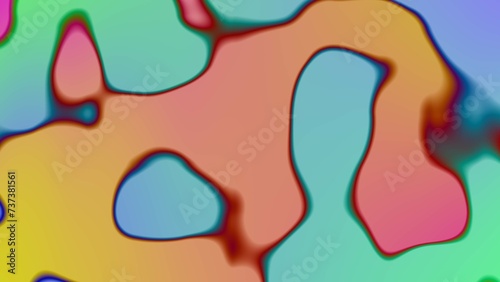 Abstract gradient color glossy marble liquid wave background illustration.