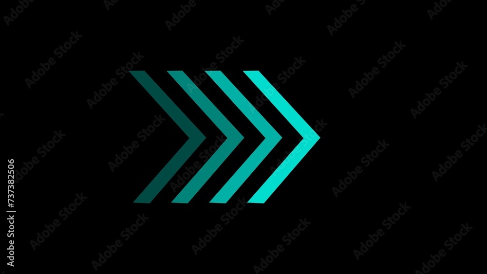 Abstract colorful arrow loading icon and uploading . Dark background. Abstract colorful arrow loading icon and uploading . Dark background.