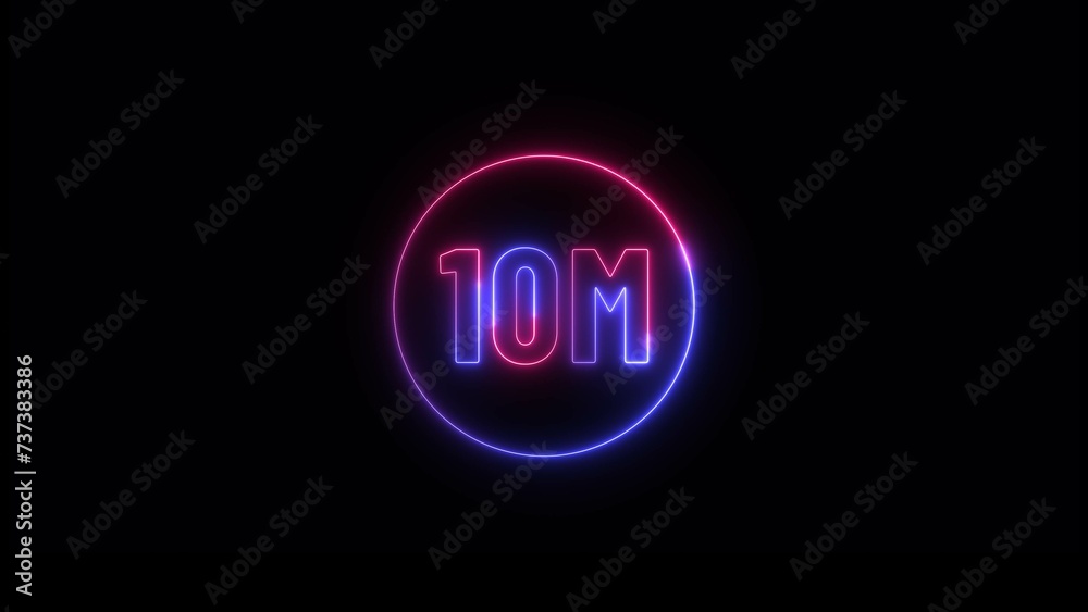 Abstract Blue Purple Neon Letter Text Icon Illustration on black background. Abstract Blue Purple Neon Letter Text Icon Illustration on black background.