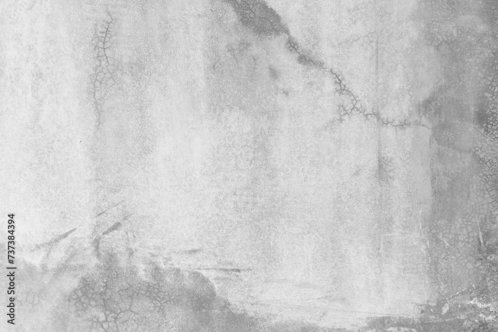 Fototapeta premium Old wall texture smeared engine oil cement dark black gray background abstract grey color design are light with white gradient background.