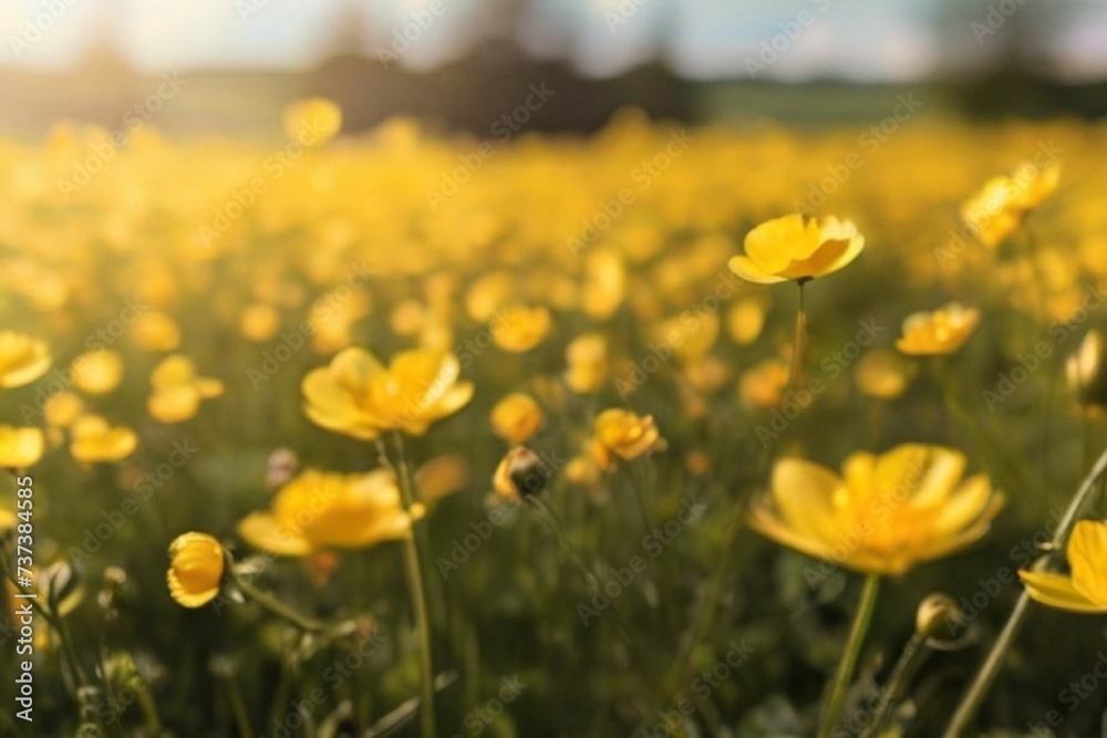Fototapeta premium yellow flower