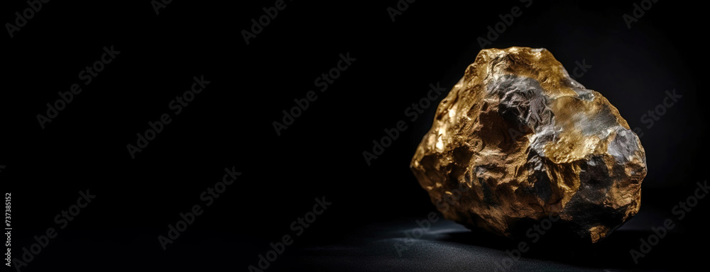 Gold bars stacked in a pyramid on black background. Header banner mockup with space. AI generated. Gold bars stacked in a pyramid on black background. Header banner mockup with space. AI generated.