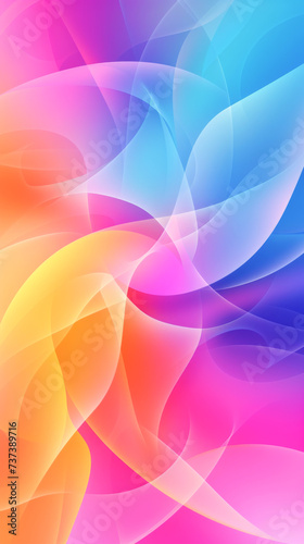 Vibrant Abstract Mobile Wallpaper  A Colorful Backdrop for iOS  Android  and Mobile Phones