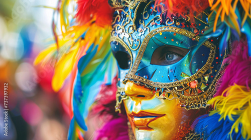 venetian carnival mask © deniew