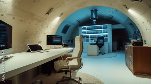 modern prepper bunker for rich people saving life war