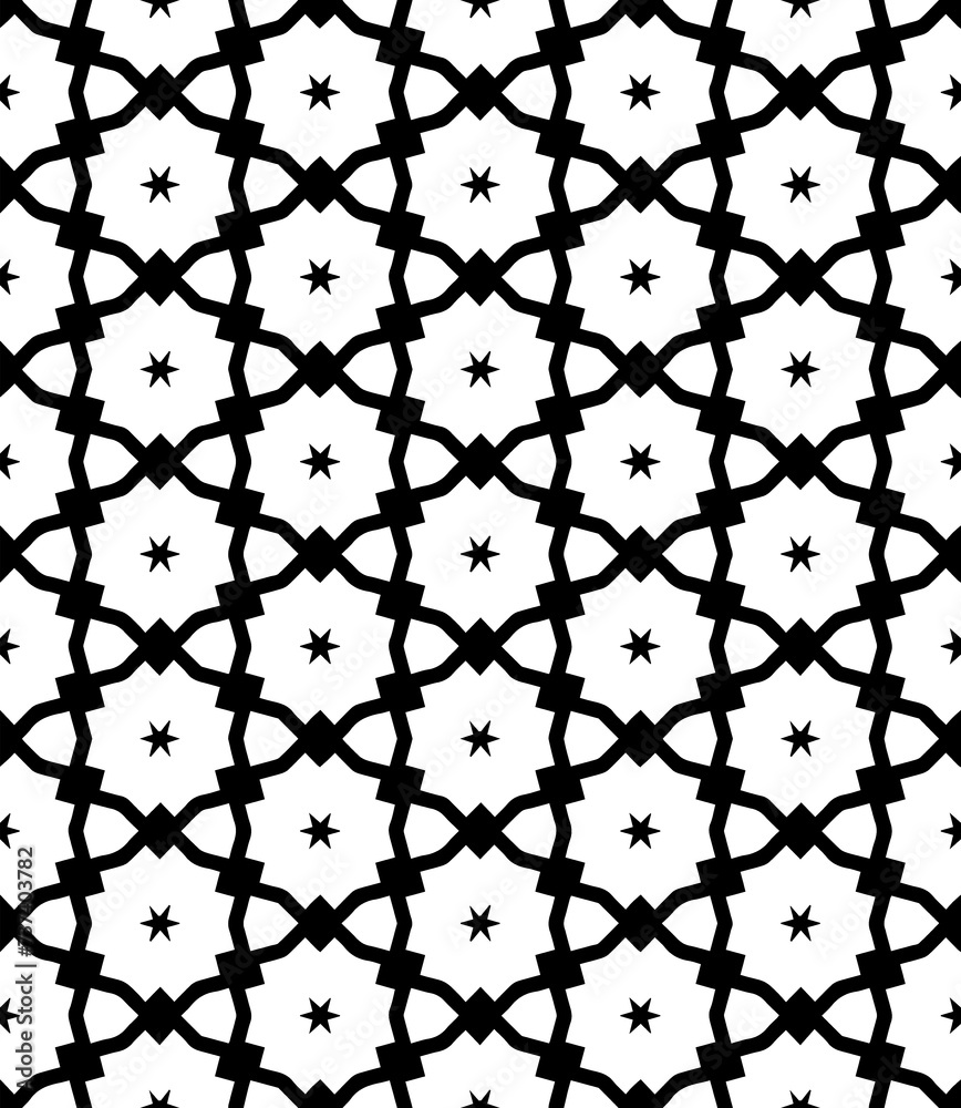 Naklejka premium Black seamless abstract pattern. Overlay for background and backdrop. Ornamental design. PNG graphic illustration with transparent background.