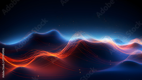 Abstract background with glowing waves and bright lights ,,Ultraviolet laser show abstract background with vibrant,