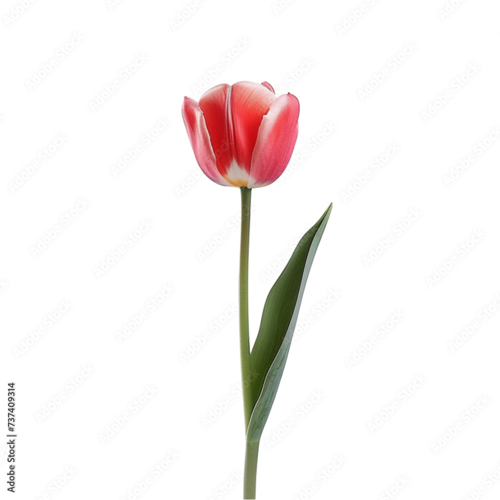 tulip isolated on a white background with clipping path. tulip isolated on a white background with clipping path.