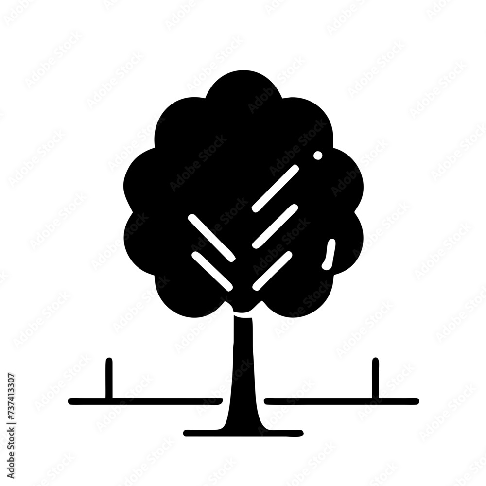Minimal tree linear icon, elegant linear icon of a tree in vector format, capturing the essence of nature's beauty with simplicity and precision. Minimal tree linear icon, elegant linear icon of a tree in vector format, capturing the essence of nature's beauty with simplicity and precision.