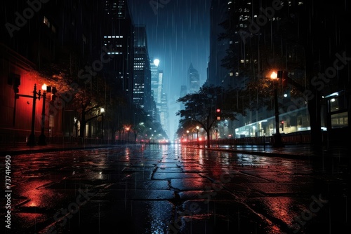 Night view of the city, traffic in the city on rainy day, CITY LIGHT HD WALLPAPER, night view city hd background, 