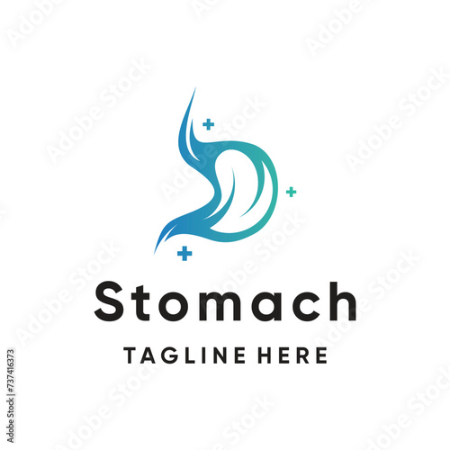 stomach logo design creative concept unique style Premium Vector Part 3