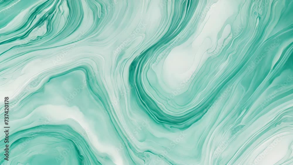 Close up of green and white marble pattern. Perfect for backgrounds or textures