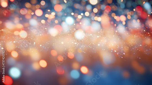 Beautiful bokeh background image,, An enchanting image capturing the beauty of christmas bokeh with twinkling lights in soft focus