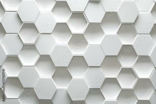 white hexagon background © Patrick