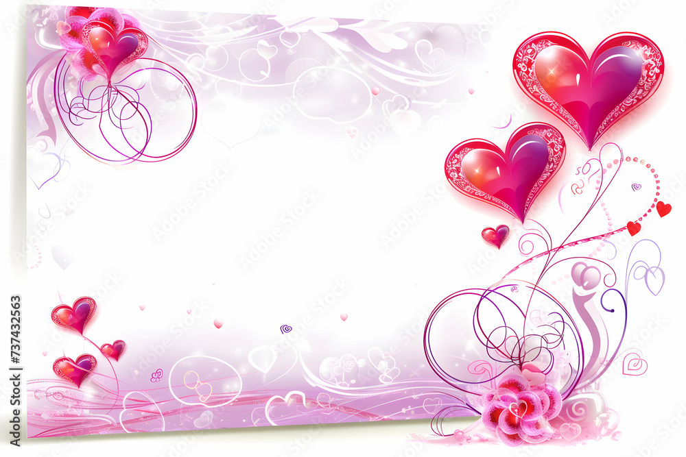 greeting card abstract floral heart greeting card abstract floral heart
