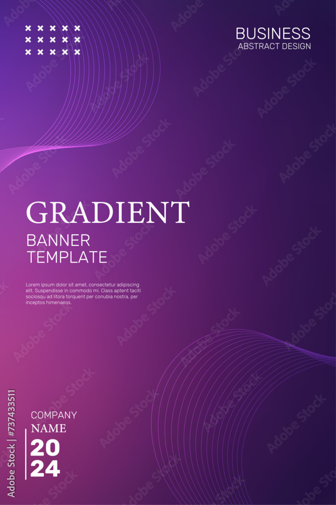 Sleek Dark Purple Gradient Vector Background
