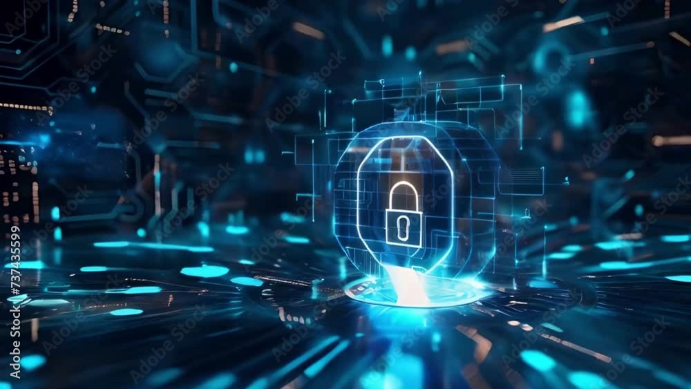 digital padlock on a computer grid background, digital security concept illustration, digital padlock on a computer grid background, digital security concept illustration,