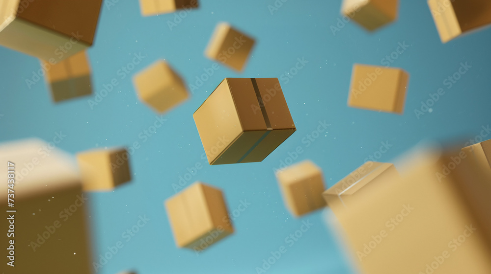Background image with floating boxes Background image with floating boxes
