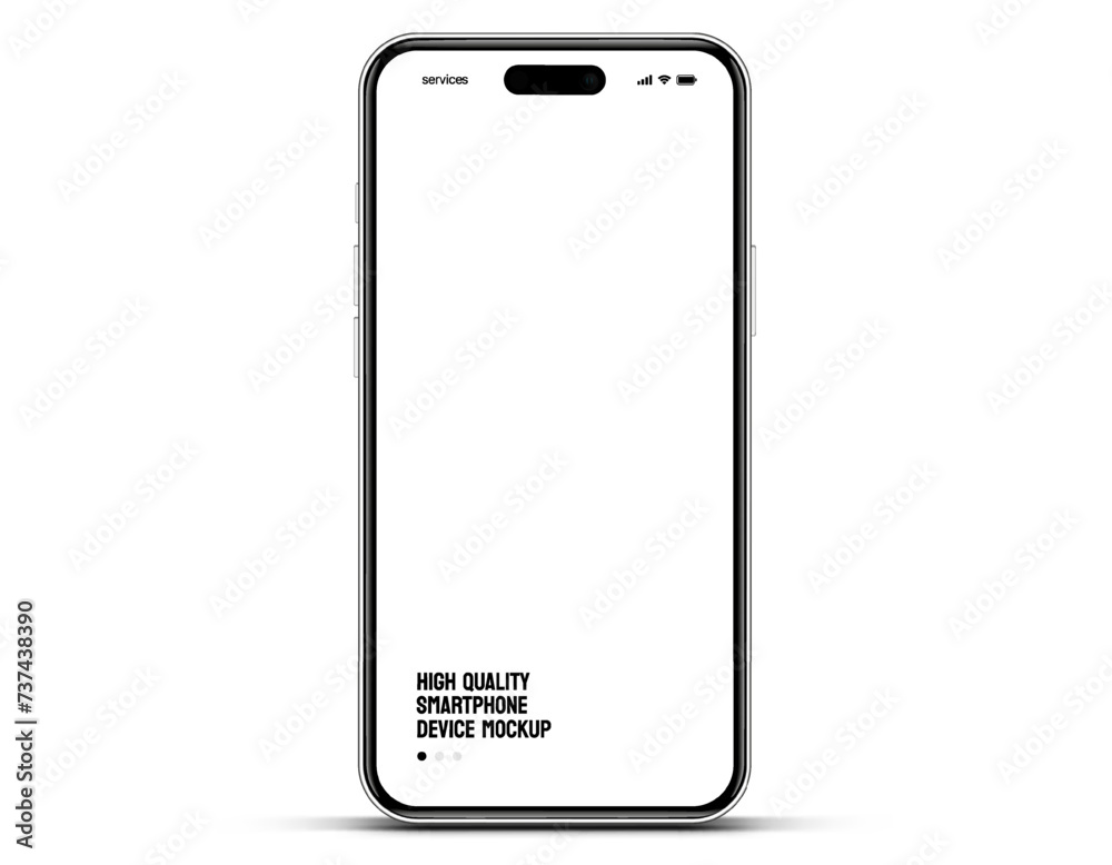 3D realistic high quality smartphone mockup with isolated background. Smart phone mockup collection. Device front view. 3D mobile phone with shadow on white background. 3D realistic high quality smartphone mockup with isolated background. Smart phone mockup collection. Device front view. 3D mobile phone with shadow on white background.
