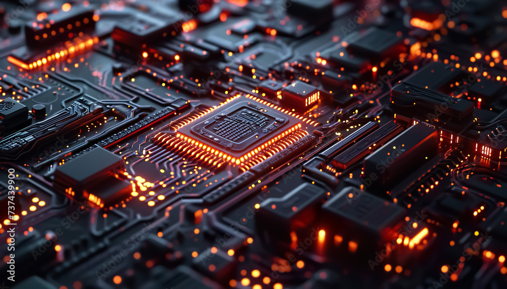 circuit electronic board with microchip, hardware and technology background concept, computer motherboard macro circuit electronic board with microchip, hardware and technology background concept, computer motherboard macro