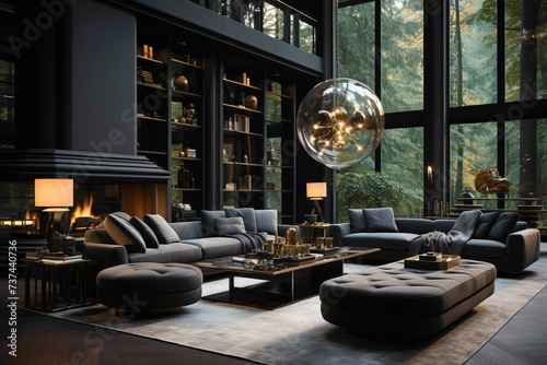 Explore a living room designed for the connoisseur, showcasing the most luxurious furniture that transforms the space into a realm of unparalleled elegance.
