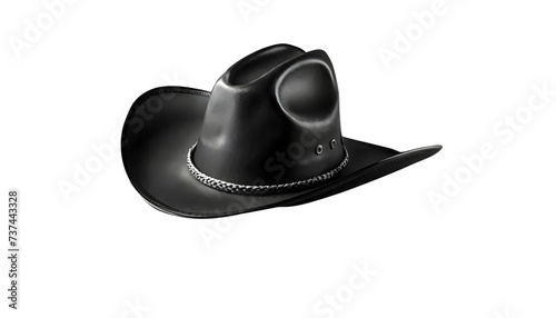 Cowboy hat png Western-Hut black cowboy hat png black leather cowboy hat png headwear png new cowboy hat png horse rider leather cowboy hat transparent background Generative Ai