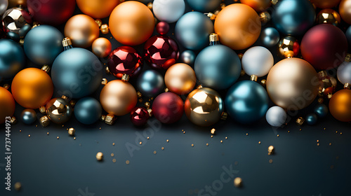 Festive Christmas Banner Background: Seasonal Greetings and Joyful Celebrations