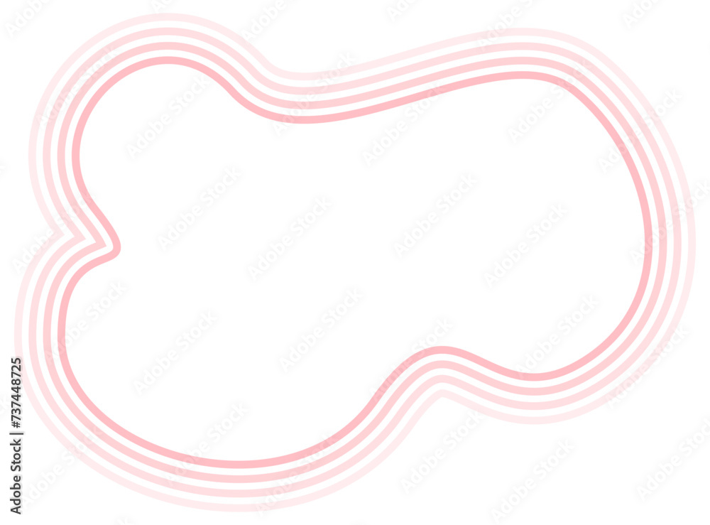 Abstract pastel shape lines background. Vector illustration.	