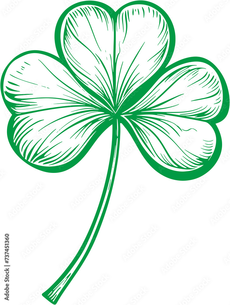 St. Patrick's Day Lucky Irish Shamrock sketch St. Patrick's Day Lucky Irish Shamrock sketch