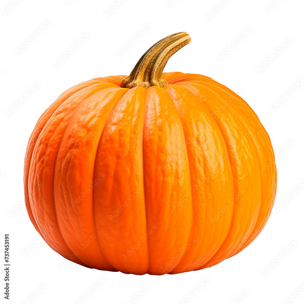 Obraz premium Pumpkin. Isolated on transparent background.