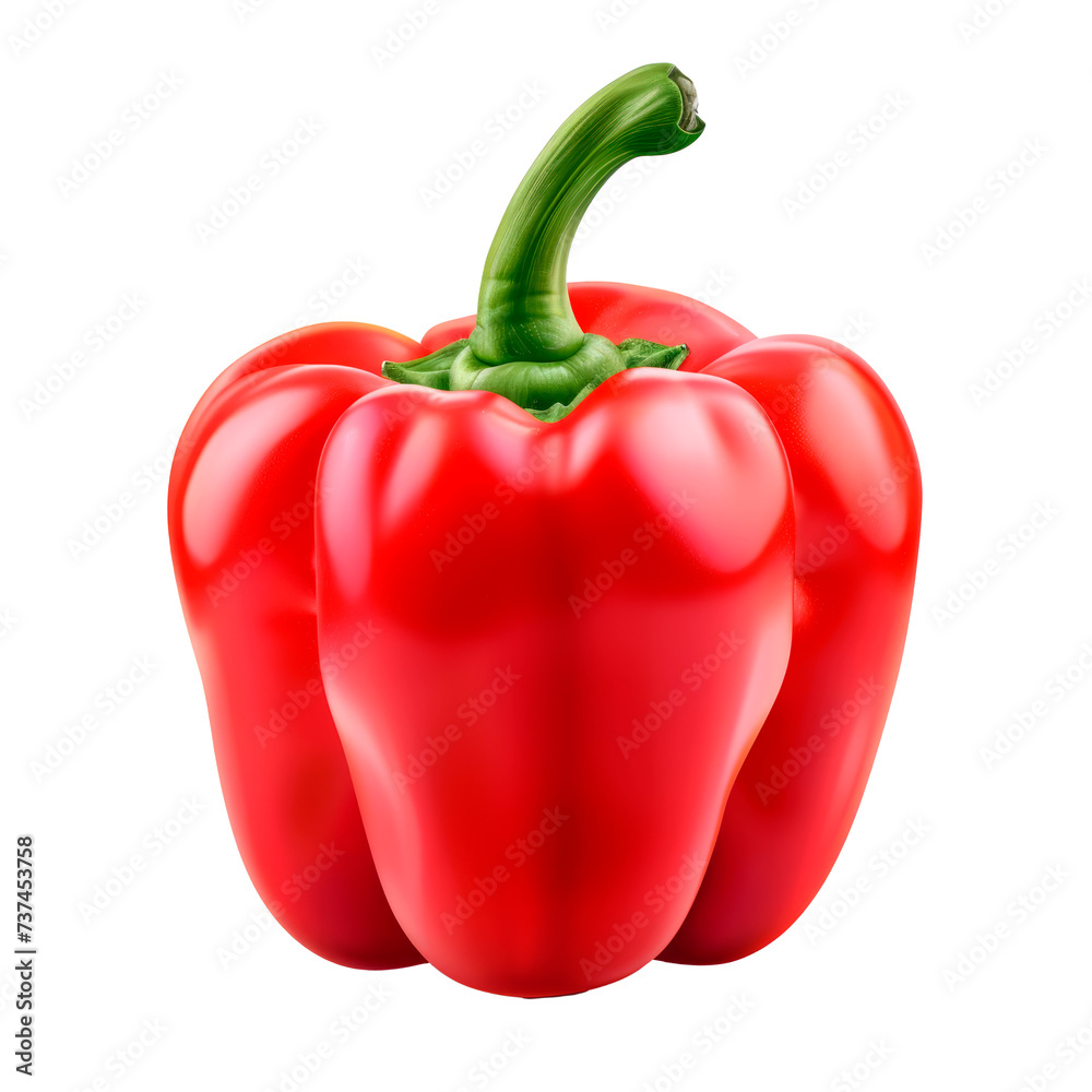 Red pepper. Isolated on transparent background. Red pepper. Isolated on transparent background.