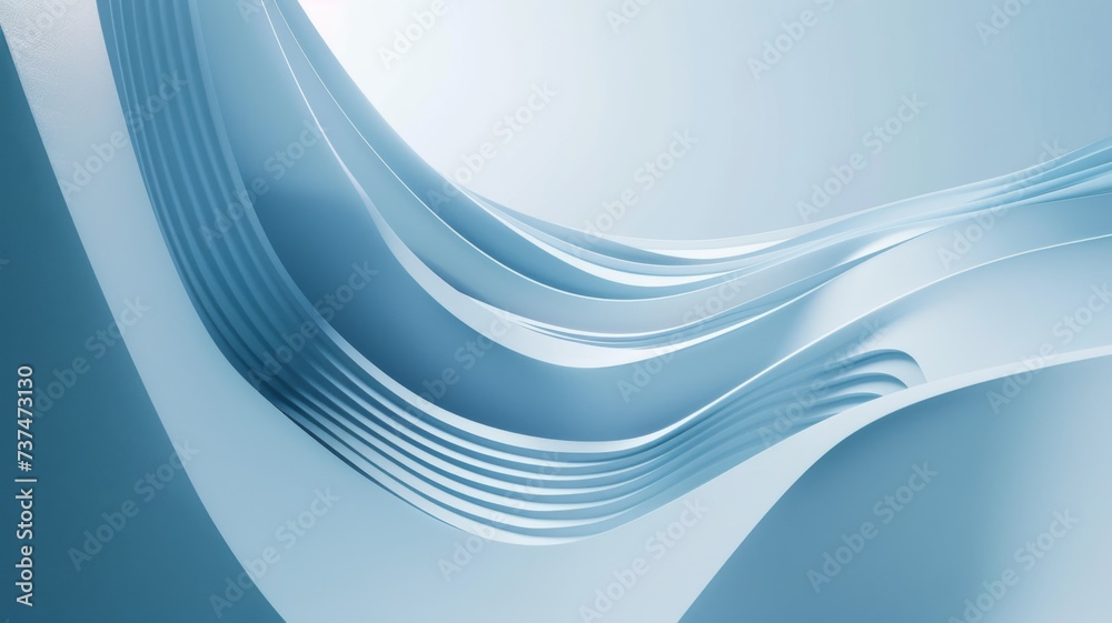 Blue Waves Abstract Fluid Design - An abstract representation of fluid blue waves, symbolizing calmness and continuity in digital art Blue Waves Abstract Fluid Design - An abstract representation of fluid blue waves, symbolizing calmness and continuity in digital art