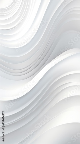 White abstract waves background © Molostock