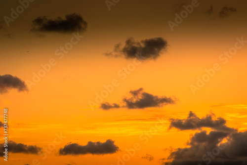 Sunset sky background taken in Istanbul