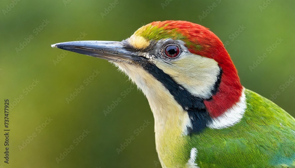 male of european green woodpecker picus viridis png isolated on ...