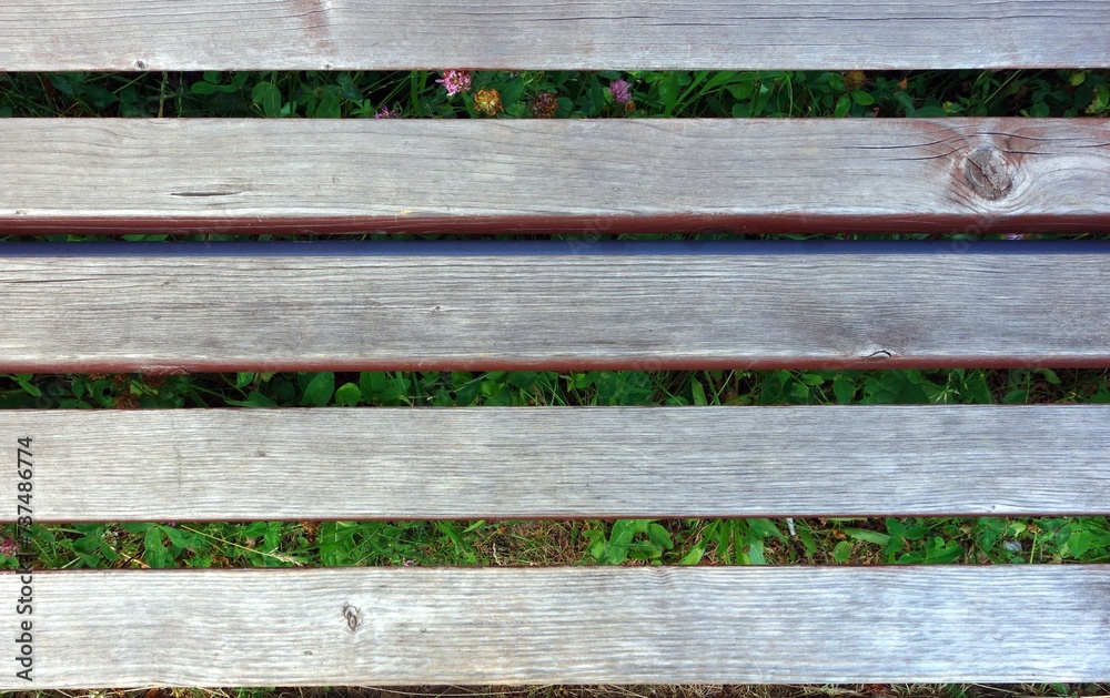 Bench seat is made of wooden boards background for a book , advertising , leaflet Bench seat is made of wooden boards background for a book , advertising , leaflet
