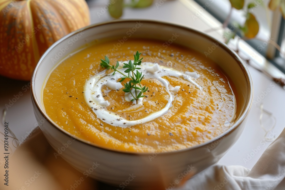 Roasted Butternut Squash Soup for Health Day