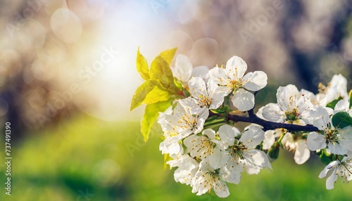 spring nature easter art background with blossom beautiful nature scene with blooming flowers tree and sun vertical art spring flowers beautiful orchard abstract blurred background springtime