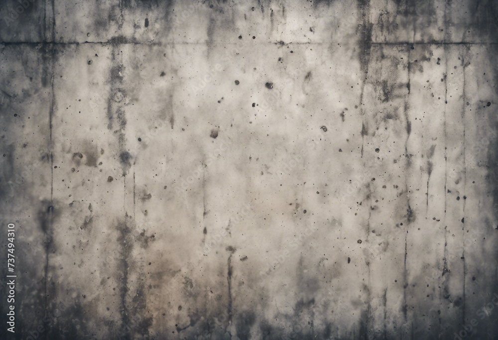 Abstract grunge concrete texture wall with holes