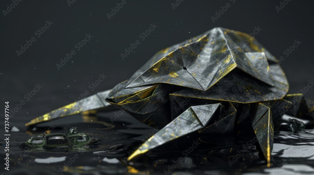 Origami turtle 