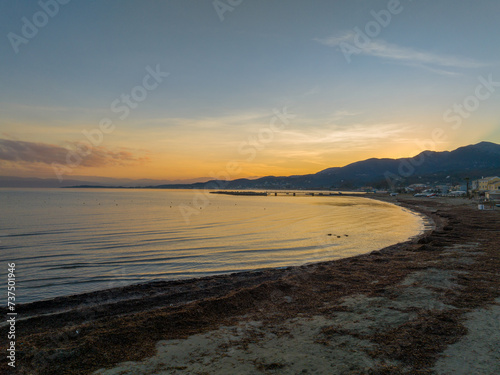 north corfu roda beach sunrise
