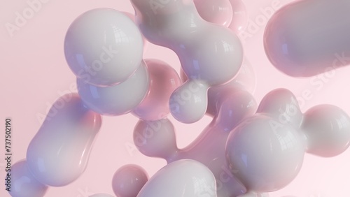 Metaballs
pink and white